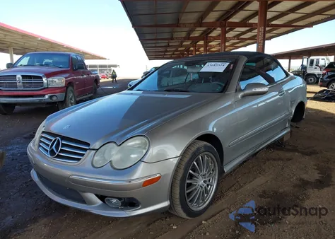 2005 Mercedes-Benz Clk 500 из США, поврежденный, VIN WDBTK75J55F148360